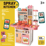 Cocina de Juguete Infantil Premium 93cm con Sonido, Luz y Vapor