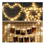 Guirnalda Led Clips 10pzs Porta Foto 80