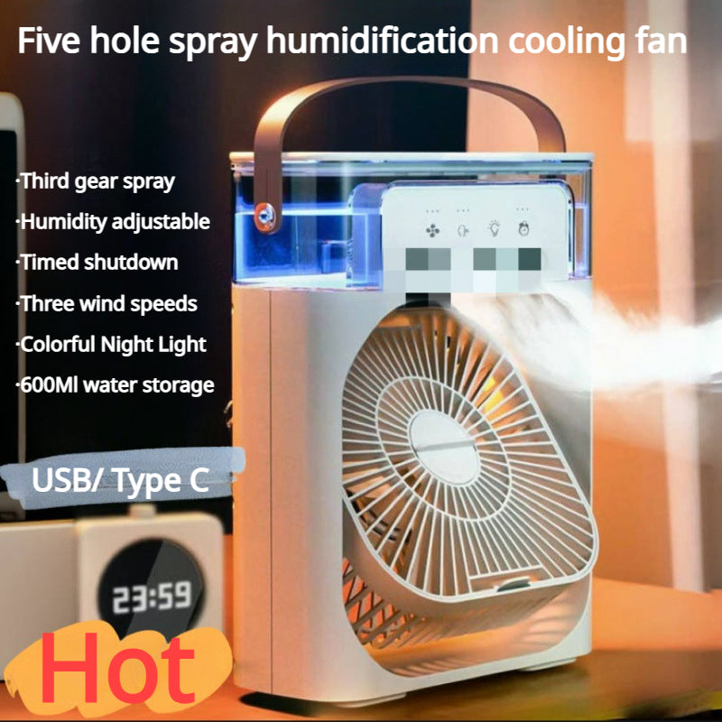 Ventilador Humidificador Aire 2 En 1