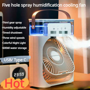 Ventilador Humidificador Aire 2 En 1