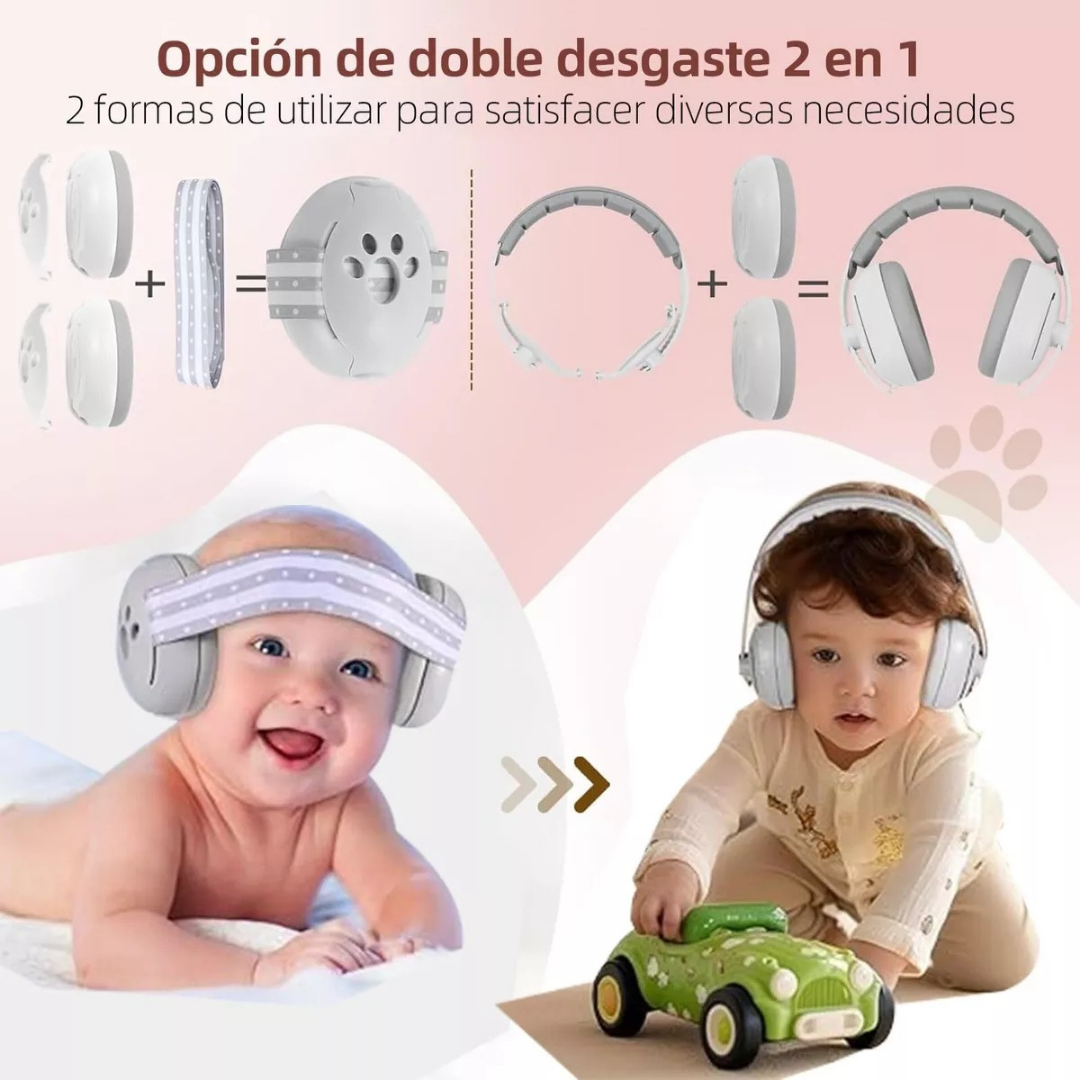 Auriculares Bebes Cancelacion De Ruido
