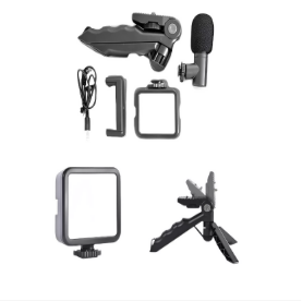 Kit de Grabacion Tripode y Microfono