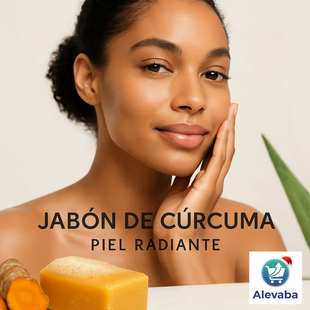 Jabón de cúrcuma piel mas suave 2x1